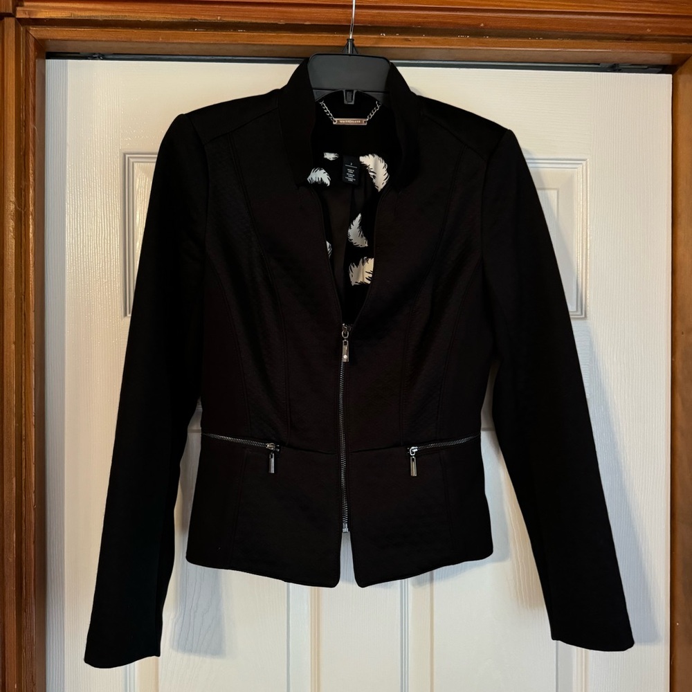 White House Black Market. Black Fitted Blazer. Like New. Size 2